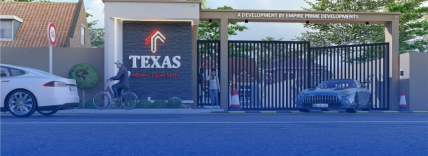Texas Estate gate (artist's impression)